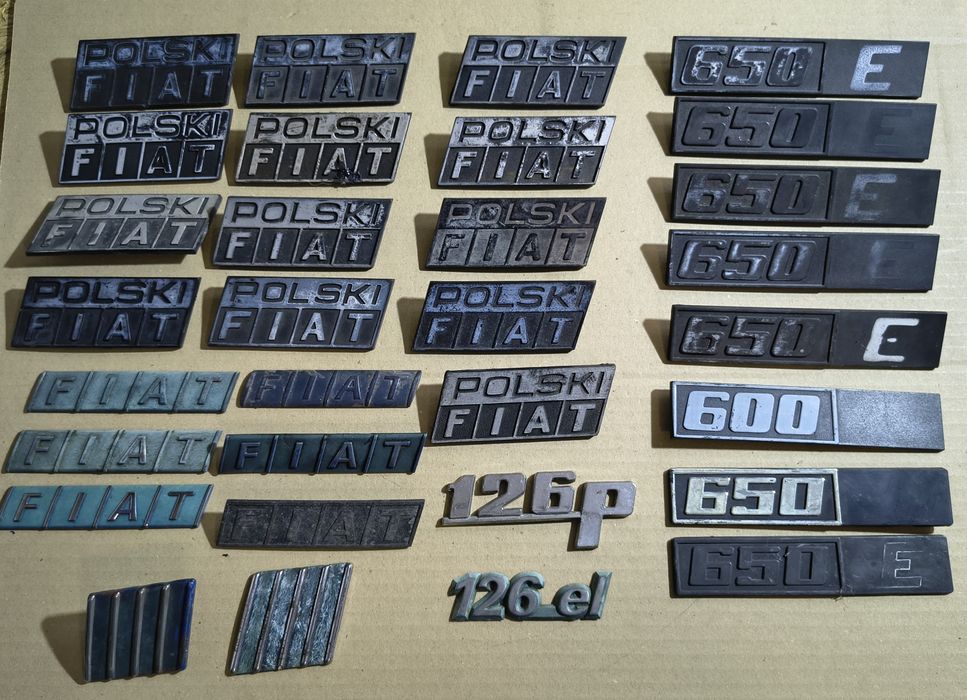 Znaczki, emblemat Fiat 126p Maluch FL ST EL - OKAZJA!!!