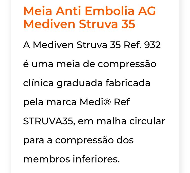Meias de compressão medicinais