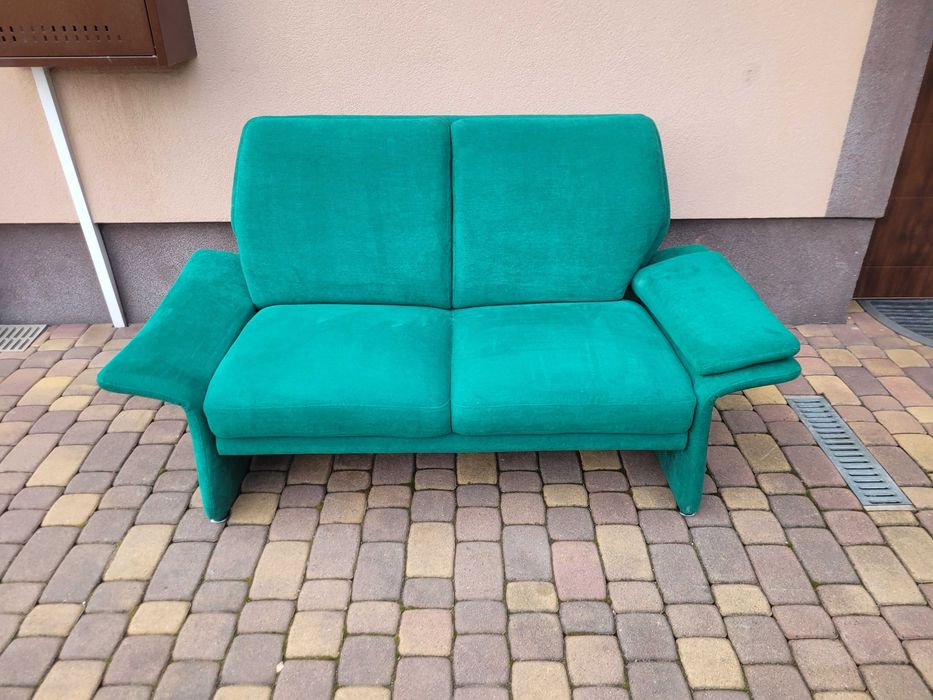 Nowoczesna Sofa Z Funkcją Relaxu Zielona - Transport