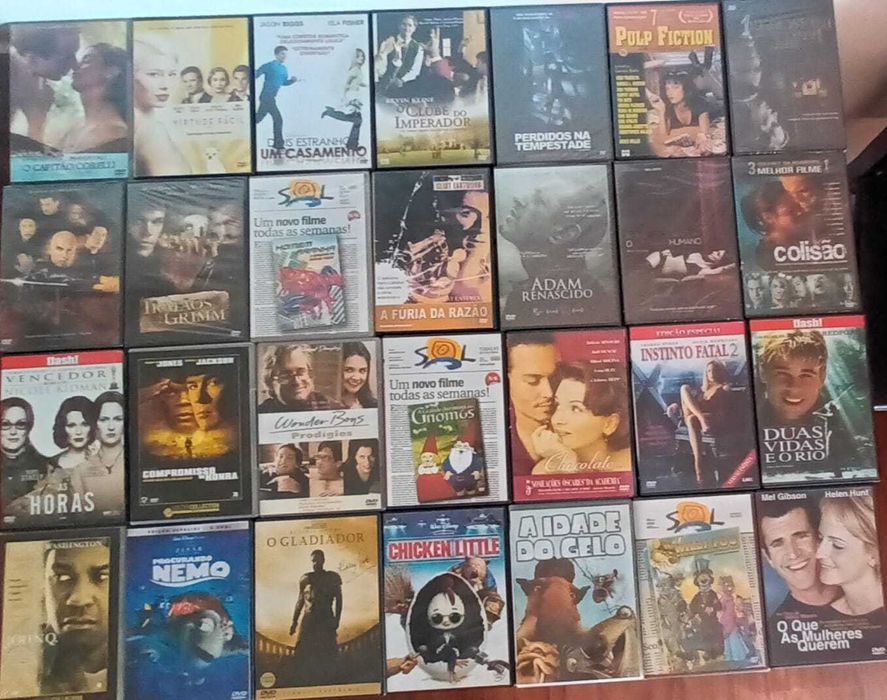 Conjunto Filmes em DVD