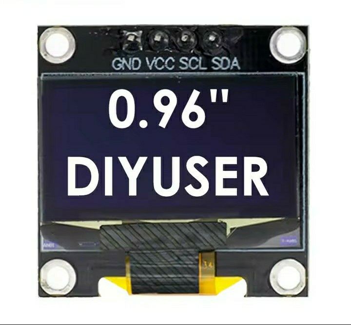 OLED дісплей 0.96дюйма. I2C монохромный 128 х 64 SSD1306