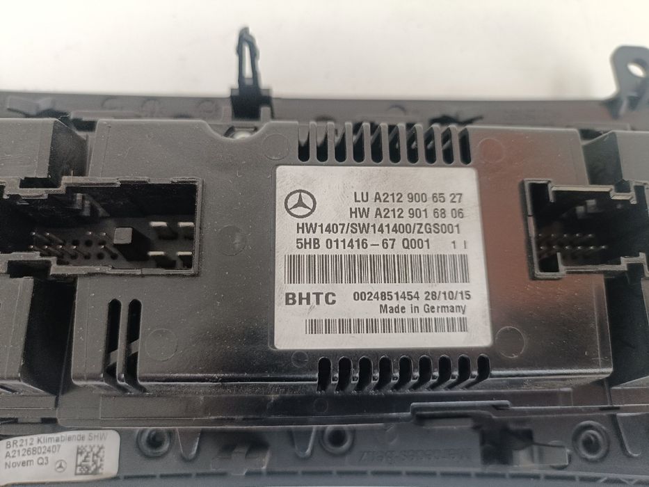Comando chauffage / sofagem MERCEDES-BENZ Classe E (W212)