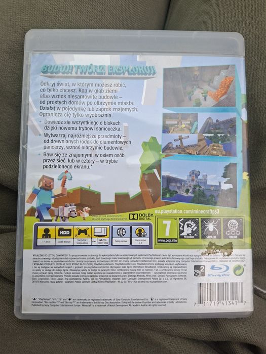 Gra Minecraft PS3 – Polska wersja językowa PlayStation 3