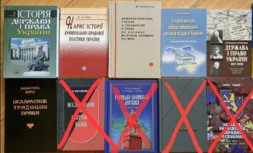 Комплект книг з історії держави і права.