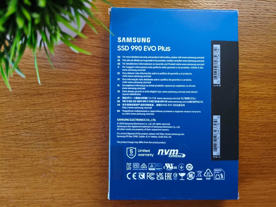 Samsung 990 EVO Plus – 1TB (NVMe M.2) – Novo, Selado