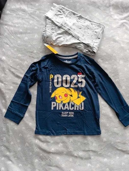 Piżama bawełniana Pokemon Pikachu to 110/116