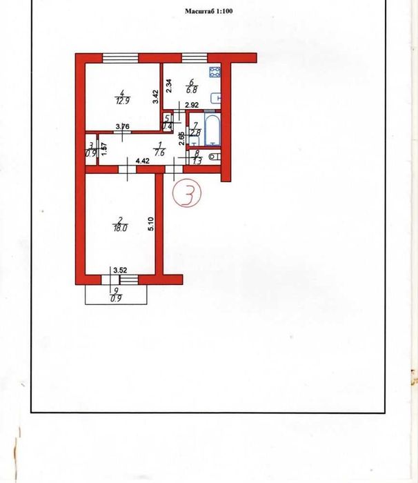 2-к де все поруч: школа, садок, транспорт в радіусі 5 хвилин ID: 4118