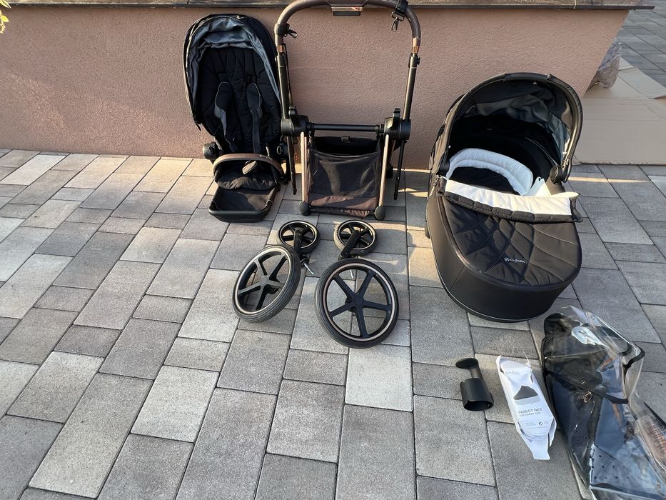 Wózek Cybex czarny/rose gold