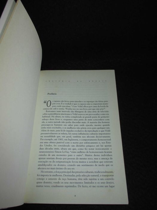 Livro Anatomia do Desejo Simon Andreae 1ª edição 2003