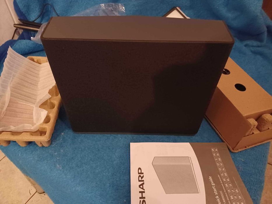 Zestaw bezprzewodowego nagłośnienia AQUOS Subwoofer Sharp CP-AWS nowy