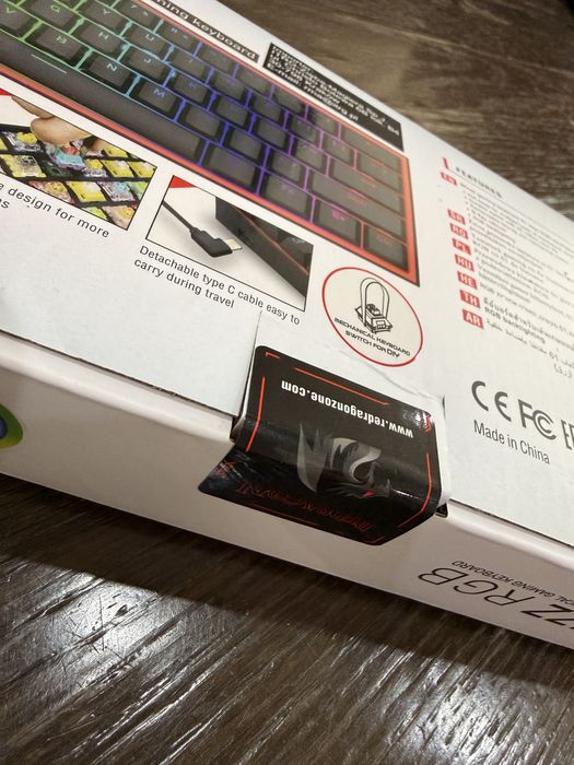 Klawiatura REDRAGON K617 Fizz RGB Czarny