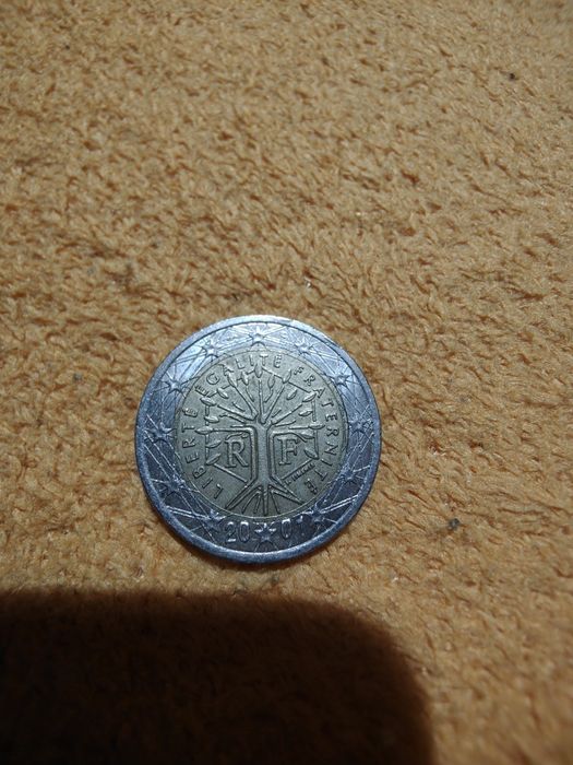 Moedas de 2 euros francesa rara