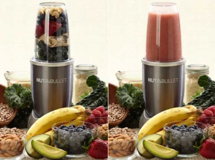 блендер 900 Вт NutriBullet для смузи измельчитель миксер мощный персон