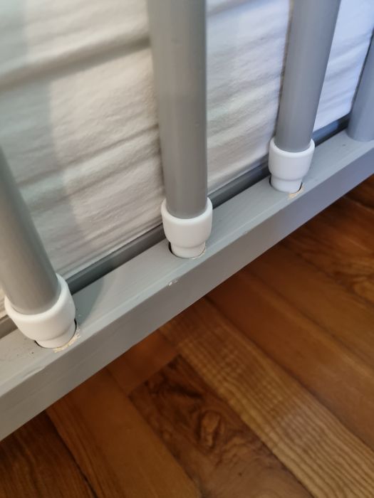 Sprzedam łóżeczko dziecięce szare model Oliver