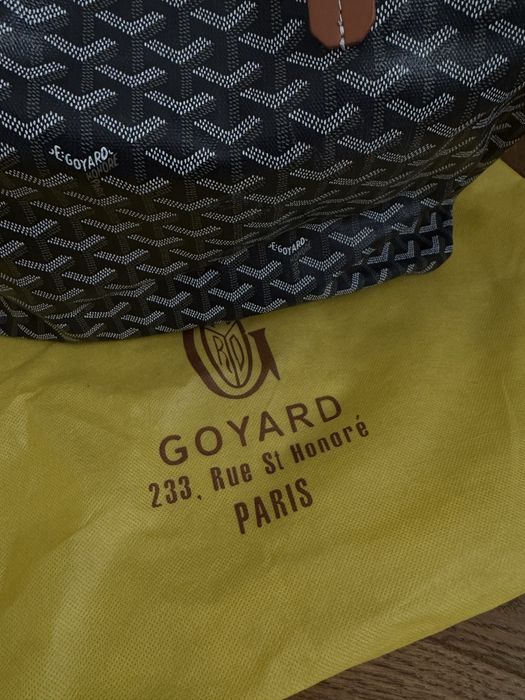Torebka shopper bag Goyard logowana logo torba brązowa duża