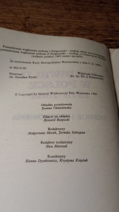 Jan Paweł II w Polsce. 1979. 1983.
