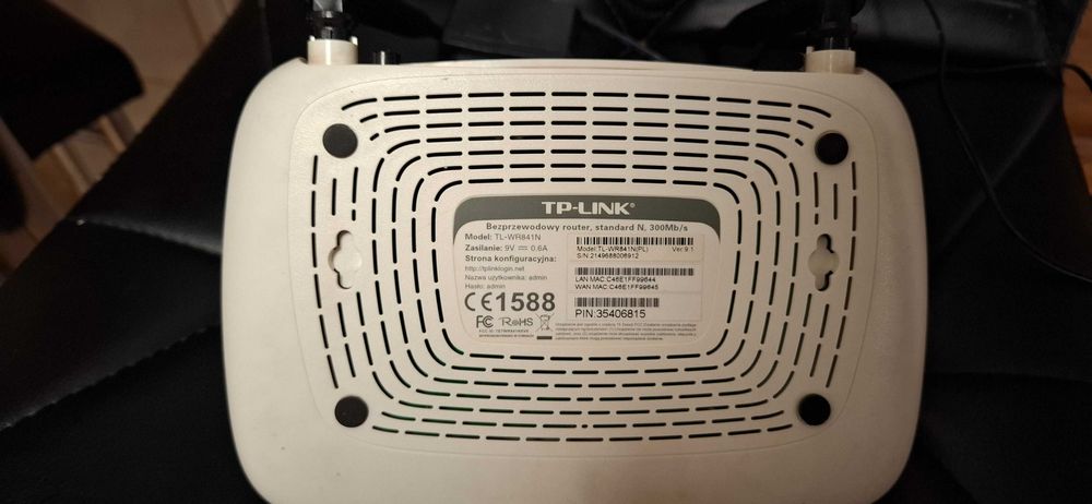 Ruter TP-LINK TL-WR841N, sprawny