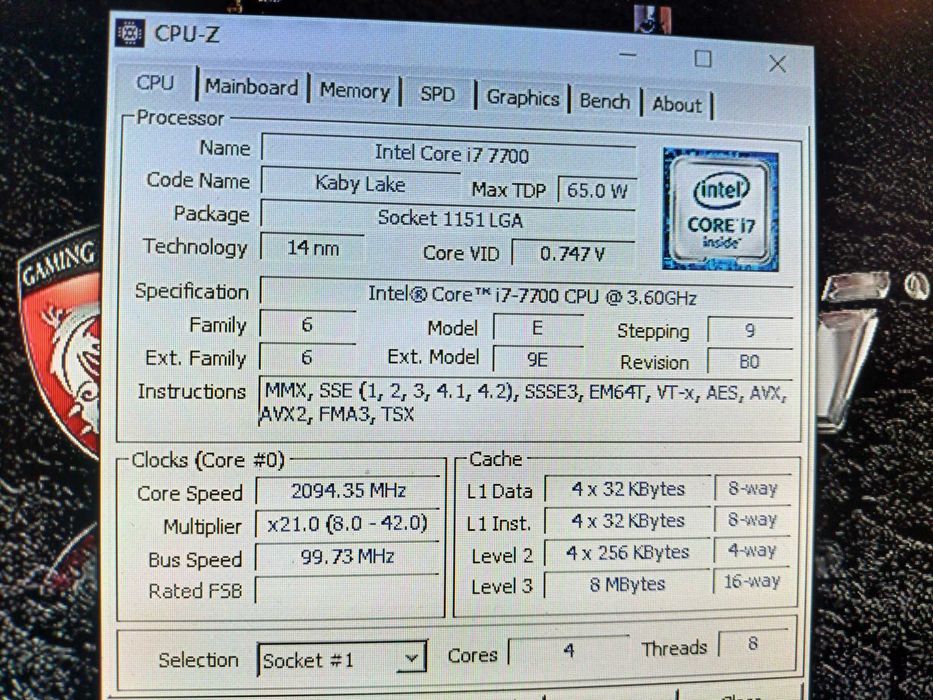 Komputer MSI AEGIS 3 intel i7 ram 16gb karta graficzna 6gb Win.10