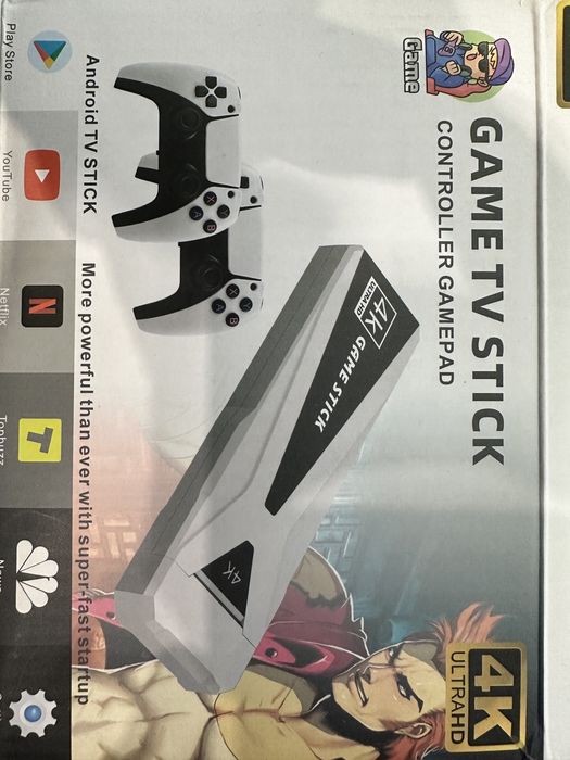 Ігрова Приставка.  Game Stick TV 4K