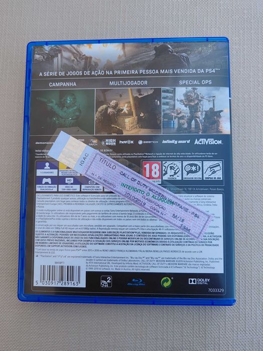 Call of Duty: Modern Warfare (2019, PS4)