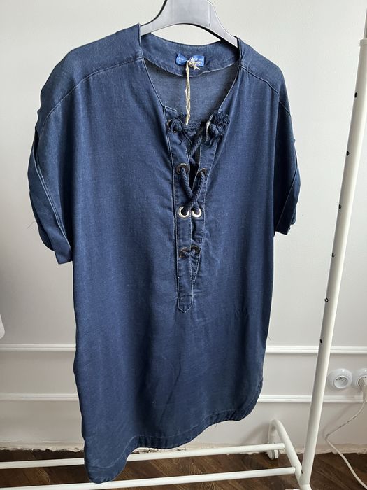 Bluzka tunika bawełniana Pull&Bear M