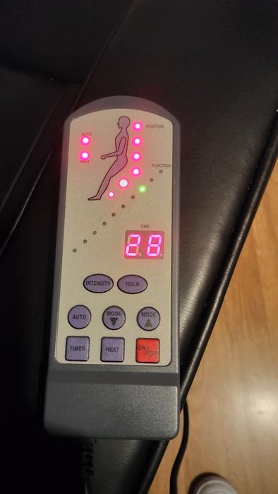 Cadeira de massagem eléctrica com aquecimento