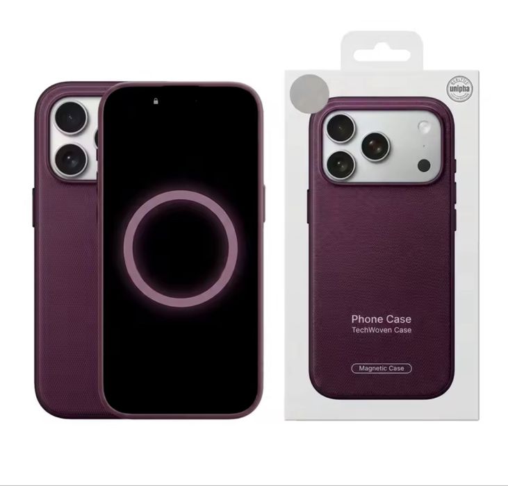Чехол TechWoven на iPhone 18 Pro Mах/18 Pro, 17 Pro Max/17 Pro c MagSafe, с анимацией, Full Cover Camera Button