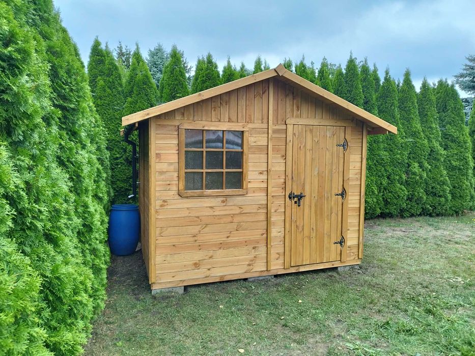 domek narzędziowy, gospodarczy, ogrodowy, narzędziówka, drewniany,