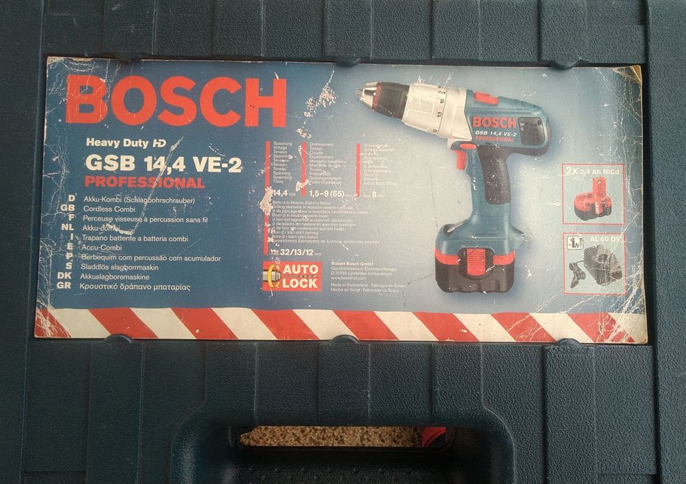 Aparafusadora Bosch GBS 14.4 VE-2 lítio profissional