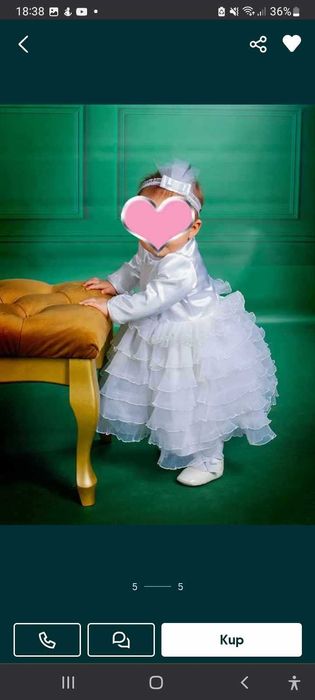 Sukienka do chrztu.Zestaw zimowy dla dziewczynki.Okazja 74/80