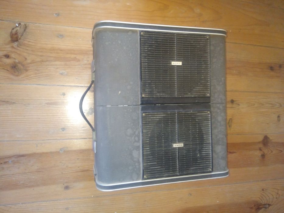 Leitor Gravador Amplificador Sony de Bobines + microfones