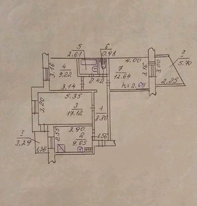 3 кімнатна квартира просп. 200р Херсону