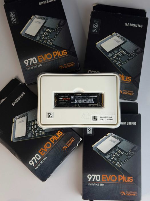 Накопичувач SSD Samsung 970 EVO Plus 500GB M.2 NVMe PCIe 3.0 x4 | МАГАЗИН | Гарантія 90 днів