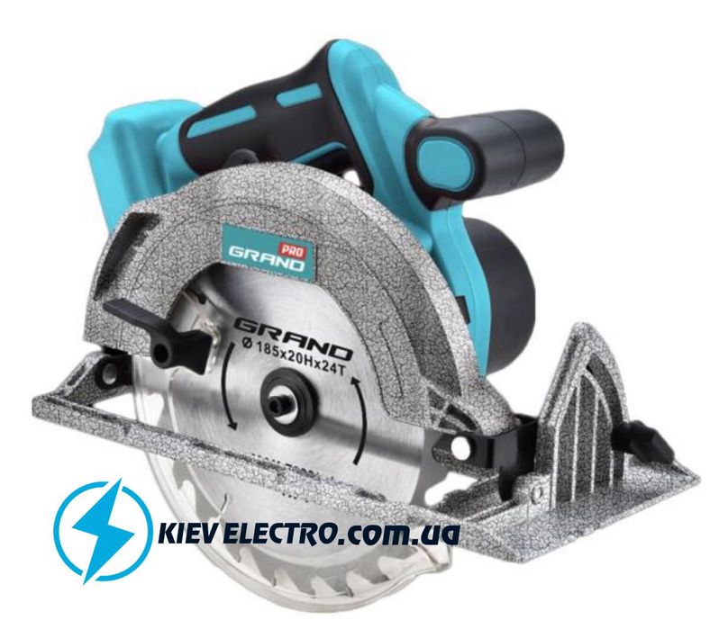 Дисковая пила акумуляторная Grand ПД-20 BL/PRO (Тушка) 20V/4ah