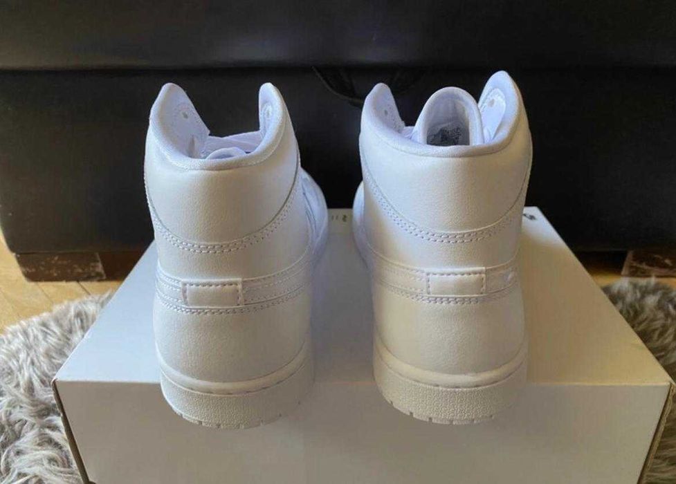 Nike air jordan 1 white men sneakers nowe oryginalne buty 36-44