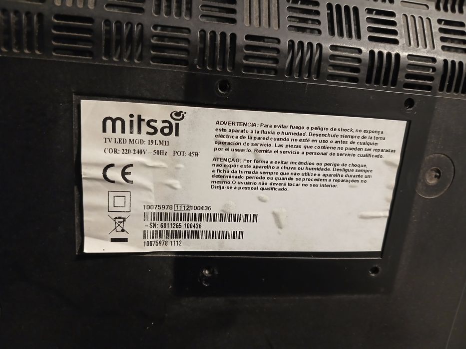 Tv mitsai 19 polgadas