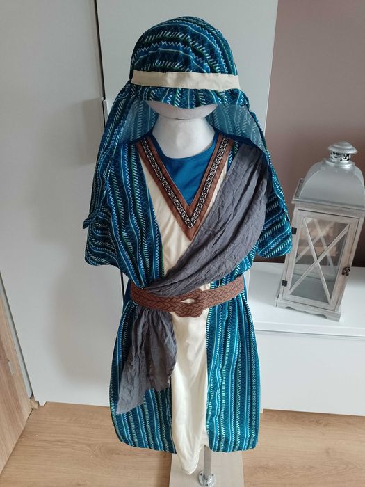 NOWY strój karnawałowy PASTUSZKA JÓZEFA kostium jasełka 110/116  (1)