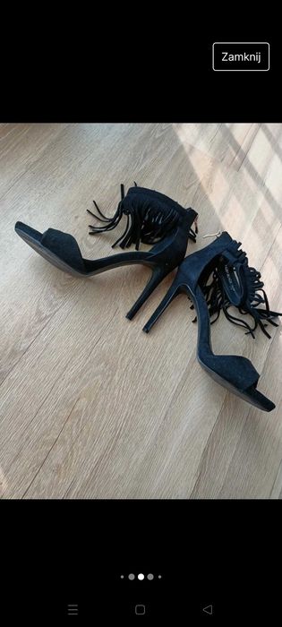 Sandały na szpilce