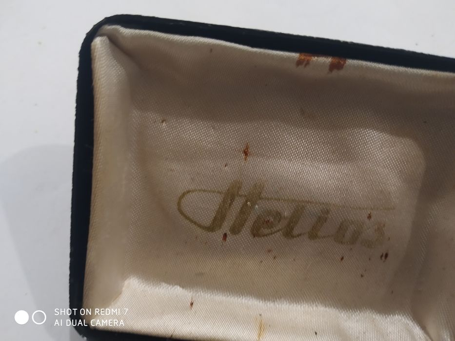 Pudełko na spinki do mankietów z lat 60tych