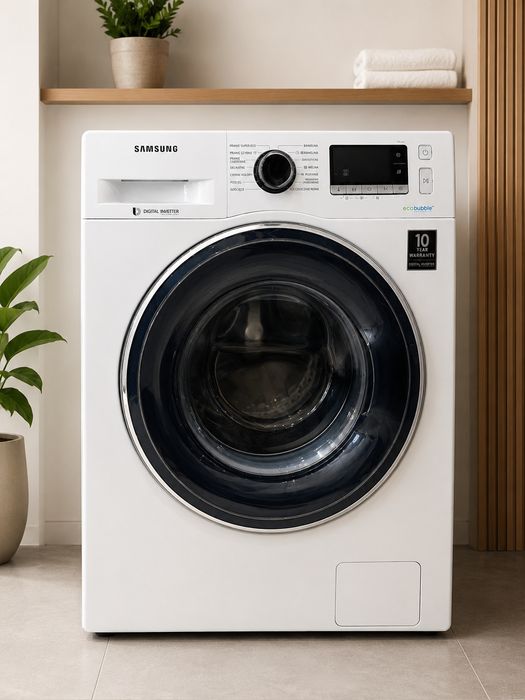 Samsung EcoBubble 8 kg / 1400 obr. – zadbana, cicha i niezawodna!