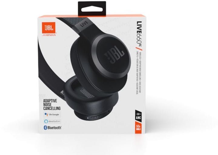 Навушники JBL LIVE 660 NC Black (JBLLIVE660NCBL НОВІ.Запаковані