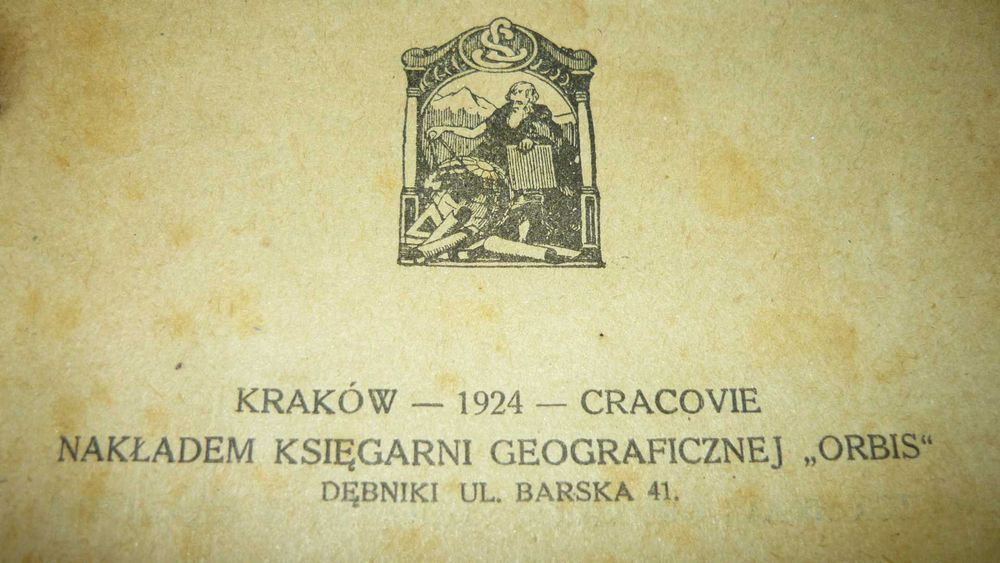 O Indjanach Południowej Ameryki, 1924 r. Józef Siemiradzki przedwojenna stara książka geograficzna antropologiczna