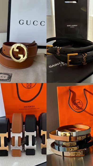 Cintos YSL, Gucci Senhora