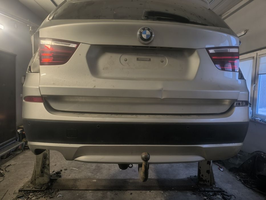 BMW X3 F25 Zderzak Tył A14/7 Mineralsilber