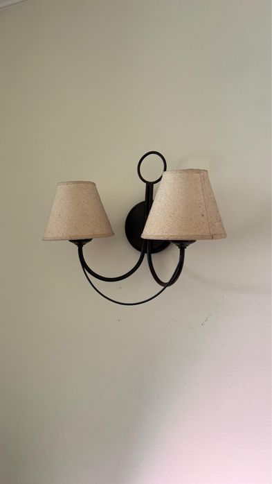 Vintage Iron Wall Lamps – 2 Available – Negotiable