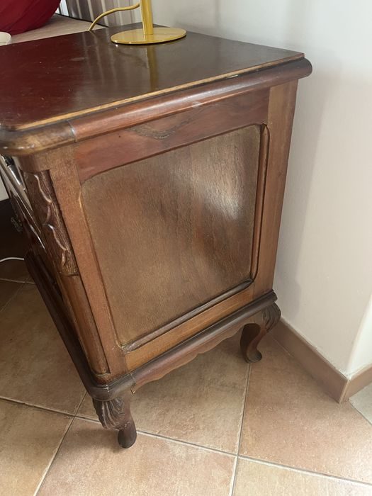 Mesa cabeceira queen anne