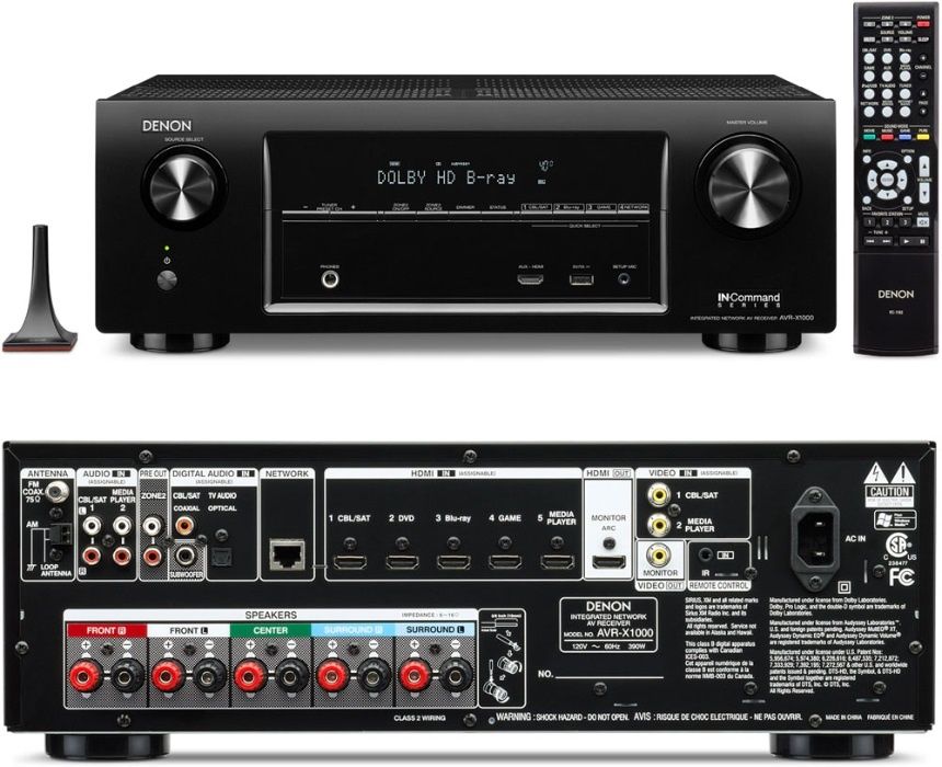 Amplituner Denon AVR-X1000