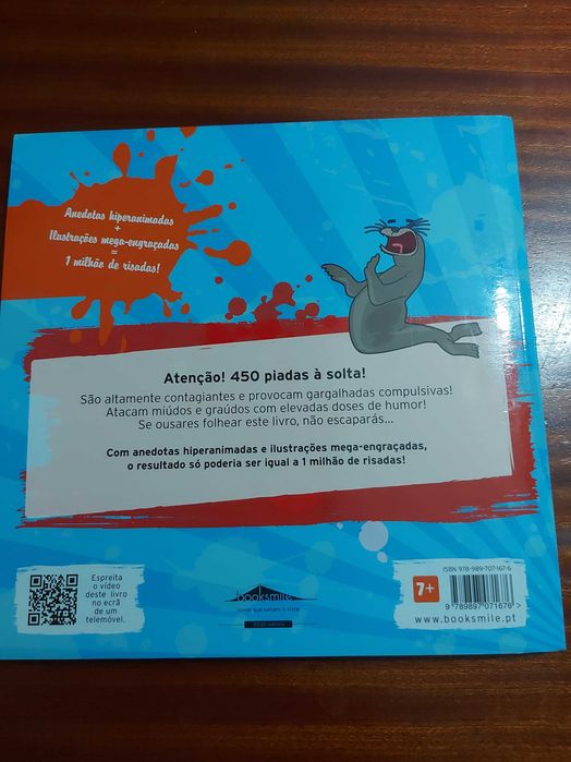 450 piadas = 1 milhão de risadas