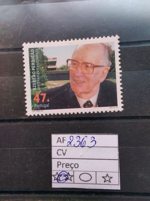 1996          100 Anos Do Nascimento Azevedo Perdigão MNH *"