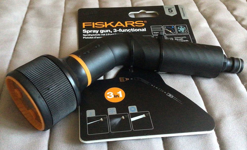 Fiskars - Pistolet zraszający / do podlewania - Spray Gun - 3-funkcyjny